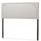 Baxton Studio Geneva Modern Grayish Beige Upholstered Full Size Headboard 124-6877 - alternate 3